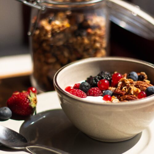 Blueberry Overnight Steel Cut Oats for Weight Loss